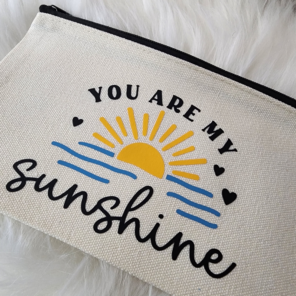 Set of 3 Canvas Bags with Inspirational Prints You Are My Sunshine - Picture 5 of 13